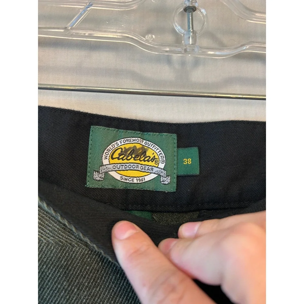 Cabelas Outdoor Gear Mens 38 100% Wool Pants Olive Green Hunting Trousers 2753